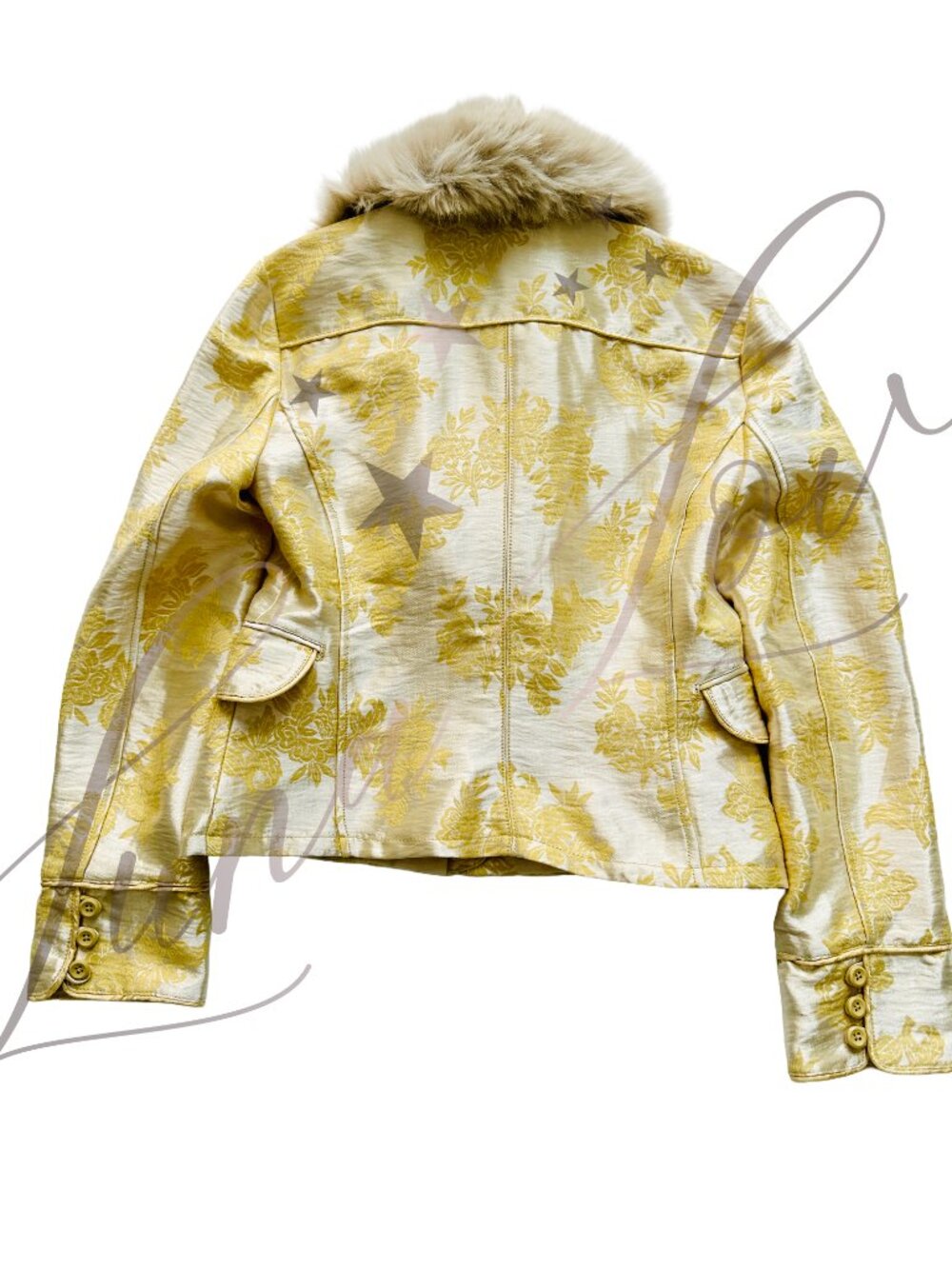 FREE PEOPLE French Exit Jacket In Straw NWT - Picture 6 of 8